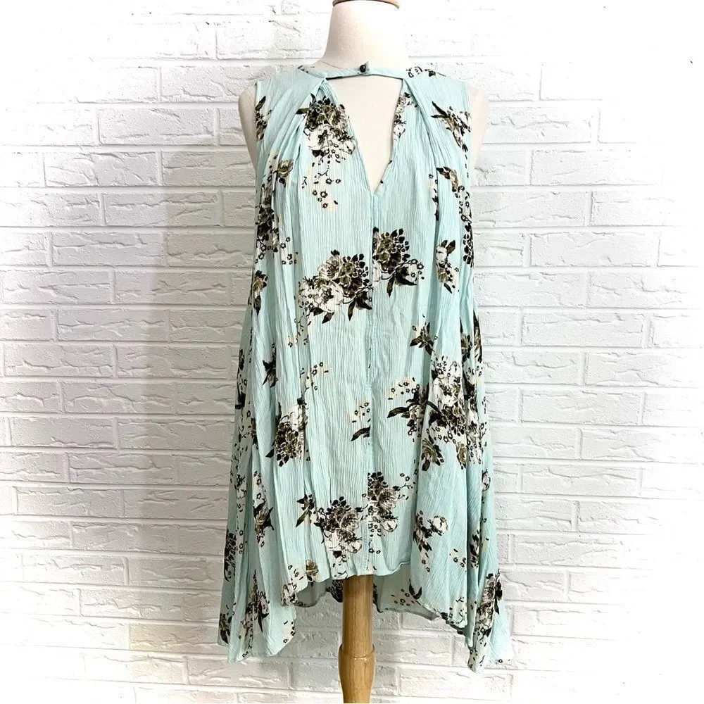 Free People Womens Dress Mini Floral Print Size Medium
